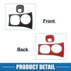 X AUTOHAUX Car Start Ignition Key Hole Panel Cover Interior