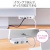 Sanwa Direct 400-ADR330W USB Hub Clamp Type-C HDMI 4K/60Hz Micro