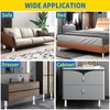 HAIYUU Furniture Foot, Height Adjustable, Pack of 4 Furniture Feet,