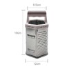 Six Sided Food Grater with Handle – Multi-Surface Metal Grater