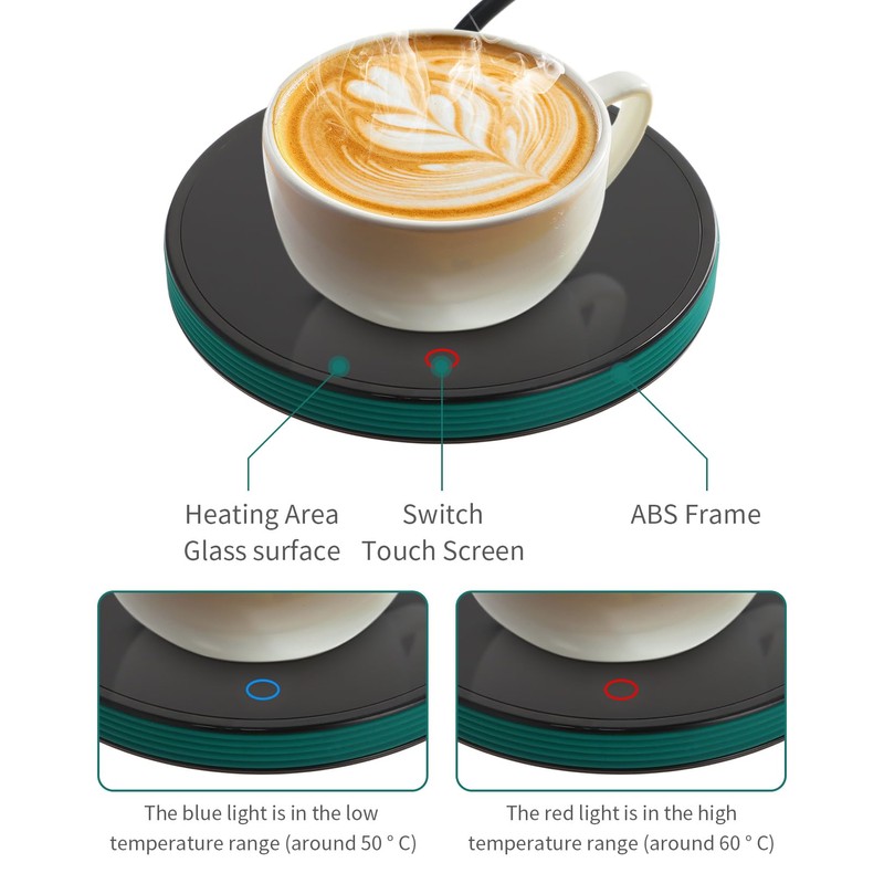 Intelligent Cup Warmer, Heating Plate, Auto-Off, Coffee Cup Warmer, Electric
