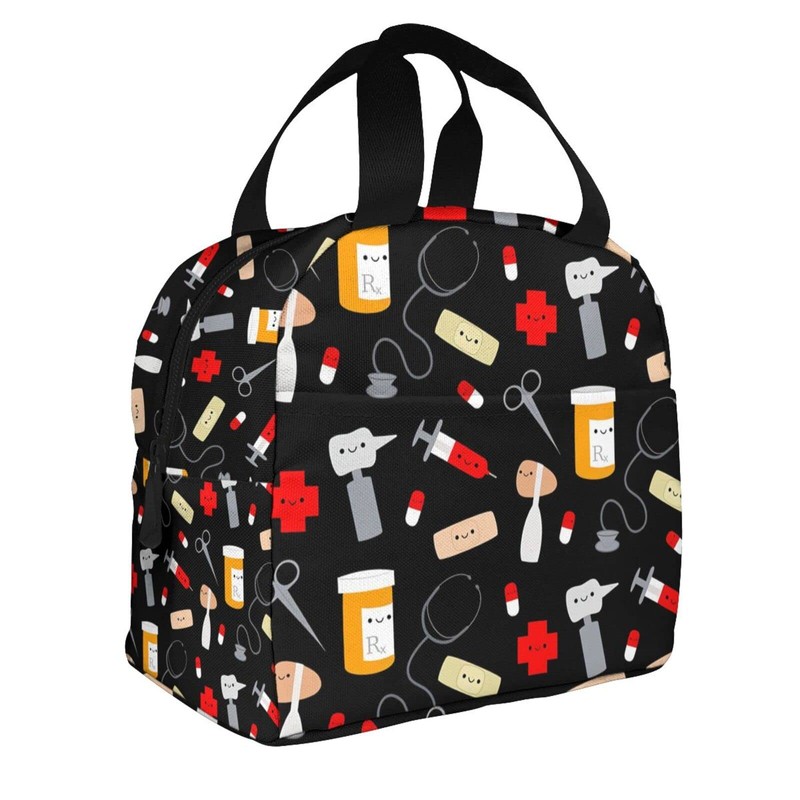 AKEOPIST Nurse Lunch Box for Women Men Adults, Reusable Nurse