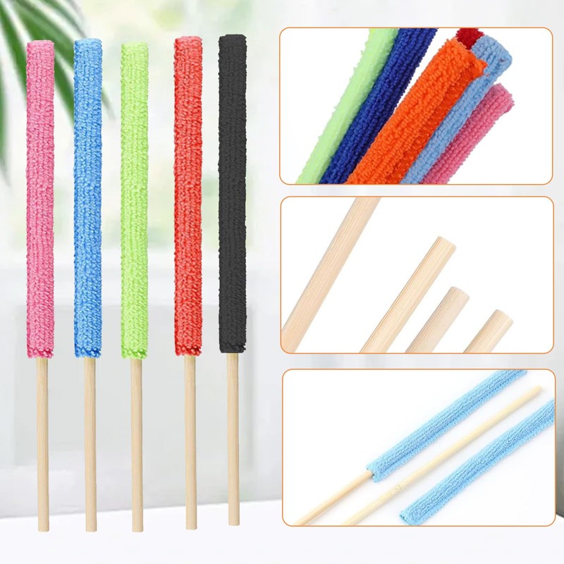 Yuiturt 12 Pcs Microfiber Dusters for Cleaning, Mini Detail Duster