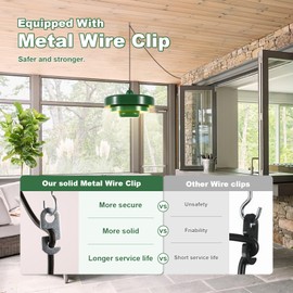 Qepeety Mid-Century Modern Plug in Pendant Light with On/Off Switch, 14.75FT Long Green Hanging Lamp, Swag Light for Kitchen Island, Dining Room, Bedroom, No Hardwire Installation