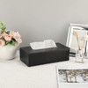 BTSKY Black Rectangular Tissue Box Cover - Stainless Steel Tissue
