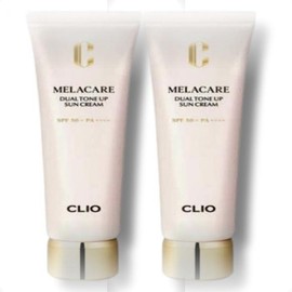 [Nutrition Friend] Clio Melacare Dual Tone-Up Sun Cream 40ml x 2 / [영양친구] 클리오 멜라케어 듀얼 톤업 선크림 40ml 2개