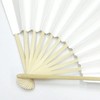 white fan 27cm 11 ribs