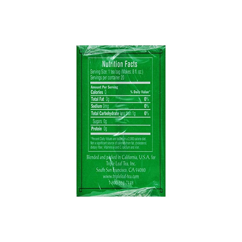 Green Tea-No Caffeine With Ginkgo & Chinese Herbs - 20