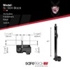 Safetech Hardware Magnetic Top Pull Gate Latch | Key Lockable