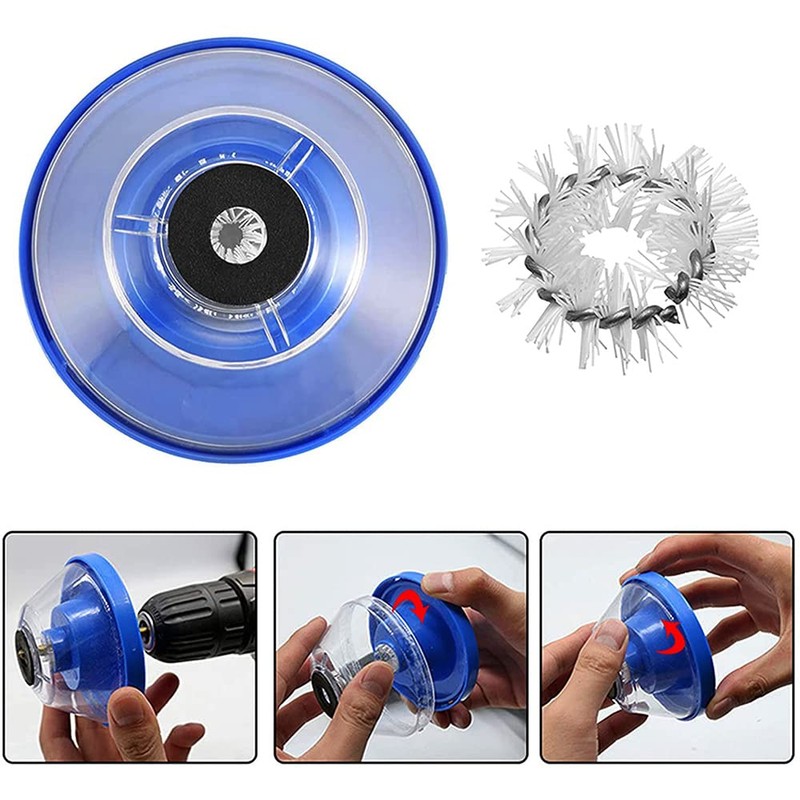 Tiardey 2Pcs Drill Dust Collector Drilling Accessories Impact Drill dust