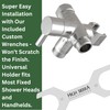 High Sierra Showerheads® - Solid Metal Fixed and Handheld Combo