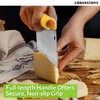 Urbanstrive Bench Scraper for Baking, Stainless Steel Dough Cutter and