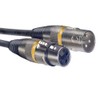 Stagg Cable de micrófono, negro, 3 m (SMC3 YW)