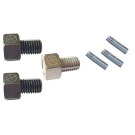 GEO-VERSAND Unisex - Adult Geocaching Magnetic Screw Set with Log Strips, 6-Piece Hiding Place, Multicoloured, One Size