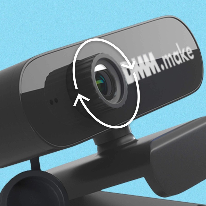 DMM.make DKS-CAM2 Webcam Webcam, USB Connection, Full HD 1080P, 2