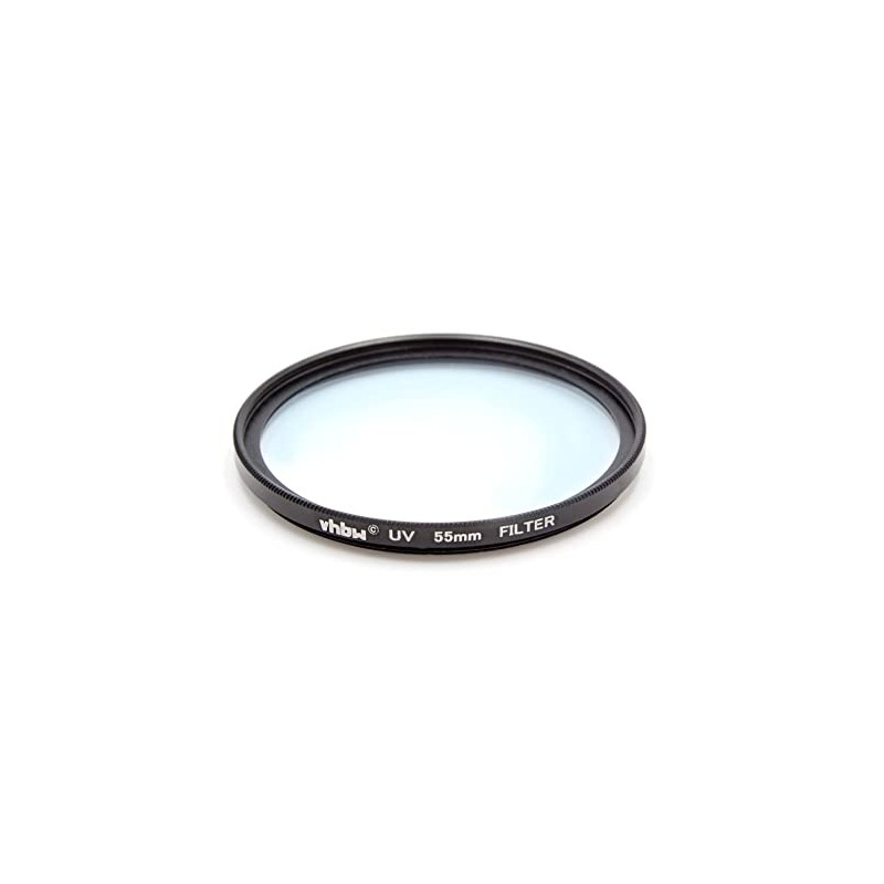 vhbw Universal UV Filter Compatible with Camera Lenses with 55