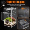 Zhaoyao Acrylic Jumping Spider Enclosure Tarantula Enclosure, Full Transparency Spider