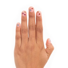 Ellaz Manigelz, Calcomanías Para Uñas con Diseño, Corazones I Heart You