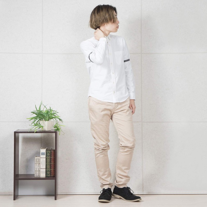 Peace Kobo Armband, Ribbon Rubber, 02. black/gray