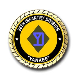 Military Productions US Army 26th Infantry Division Yankee Challenge Coin