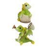 Kisangel 2pcs Handmade Resin Dragon Ornaments Dragon Decor Craft Adornment