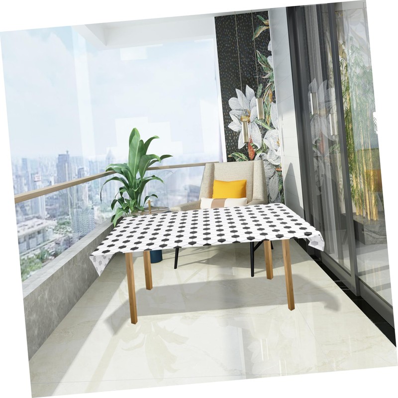 Abaodam 2pcs Soccer Tablecloths for Birthday Party Decoration Table Covers