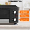 GarveeTech Commercial Countertop Pizza Oven,1100W Stainless Steel Electric Pizza Maker