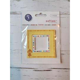 KI Memories- Softies- Soft Rubber Charms Frames- Scrapbooking, Journal, Cards