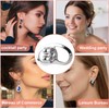 8Pcs Earring Lifter Backs for Droopy Ears,Durable Pea-Shaped Locking Backs