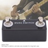 Guitar Foot Switch Pedal Dual Footswitch Tap Momentary Lock Free