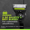 GilletteLabs Shaving Razor Blade Refills for Men, 12 Count