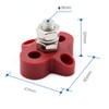 RKURCK M8 (5/16") Single Heavy-Duty Terminal Stud Power and Ground