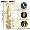 LSBDJDL Cute Snake Keychain Car Accessories Key Clip Bag Charms