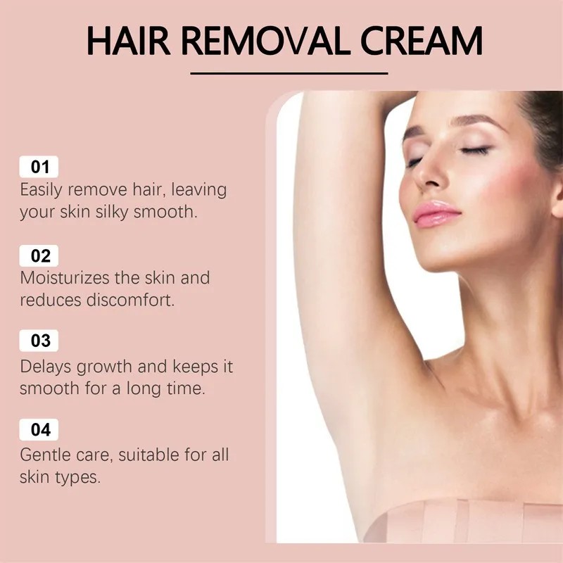 2pcs Crema Depilatoria Íntima Para Cara Piernas Axilas