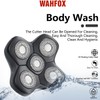 WAHFOX Magnetic 5 Heads Shaver Replacement Heads Compatible with Bird