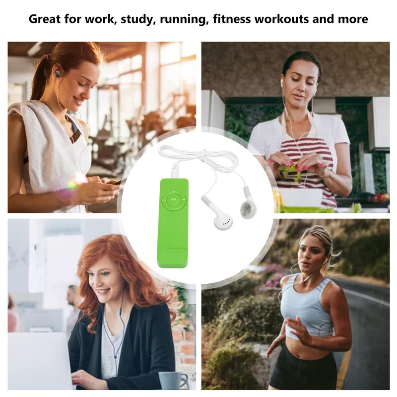 Compact and Portable MP3 Player, Lossless Sound, Supports Up to