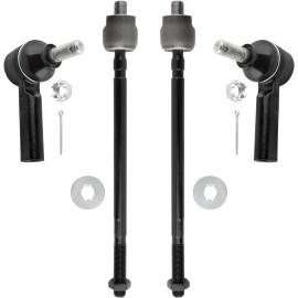 Unbranded New 6Pcs Inner and Outer Tie Rod Ends For Nova Corolla 1985 -1988 Power Steering