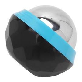 ZJchao Massage Roller Ball, Manual Massage Roller Ball, Cold Massage Roller Ball Handheld Heat Relief Stainless Steel Rolling Ice Ball Metal Massager Roller Ball for Shoulder Blue Black