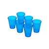 omada Design 6 Water Glasses 270 ml, Stackable, Shatterproof, Reusable,