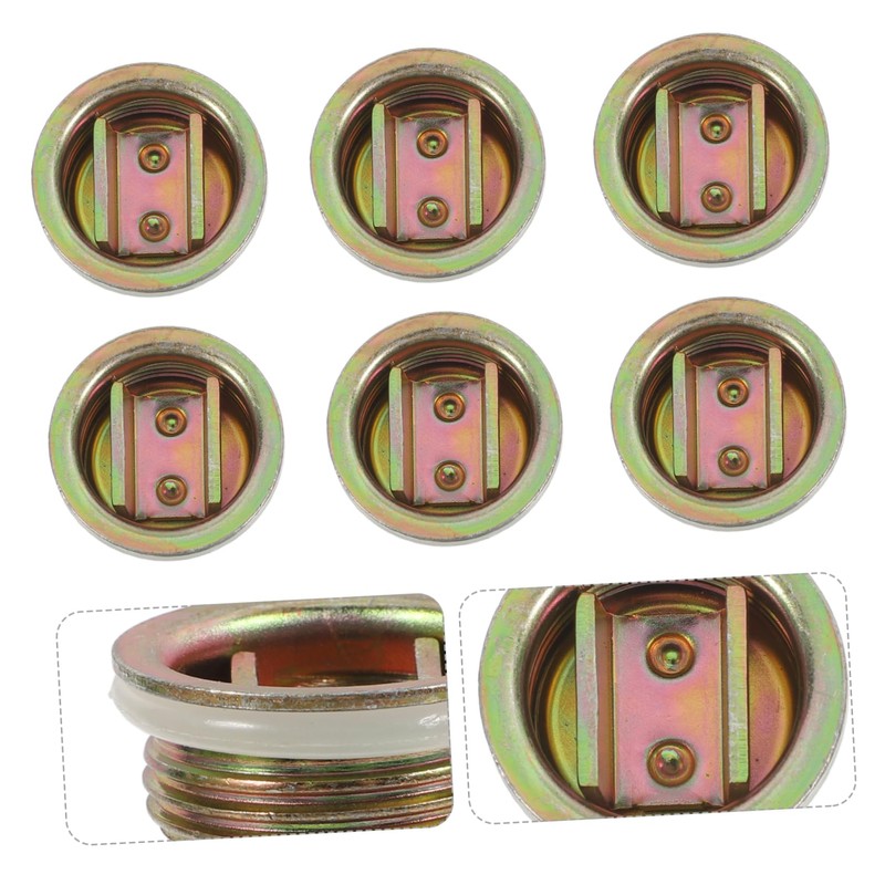 Hohopeti Bung Plug Cap for Drums Internal Threaded Closure for
