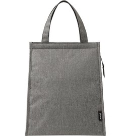 Bolsa de Almuerzo para Mujeres/Hombres/Adultos, Caja de Almuerzo portátil/reutilizable, Bolsa de Mano simple impermeable Aislada para el Trabajo, Picnic, Pesca, Playa o Viajes (Gris)