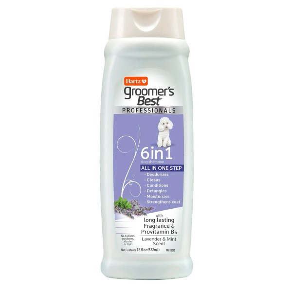 Hartz Groomer's Best Professionals 6-in-1 Dog Shampoo and Conditioner in
