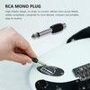 GruDawu 10 Packs RCA Jack to 1/4" Mono Plug RCA