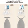 VINAEMO Ironing Board Hanger Wall Mount, 2-Layer Iron and Ironing