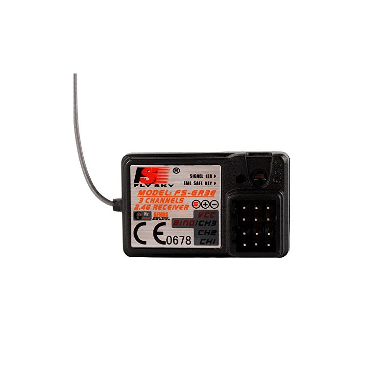 BEYEE FS-GT3B Fly- Sky 3-Channel RC System 2.4G Radio Control