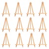 12 x Wood Mini Easel Triangle Frame, Wedding Table Card