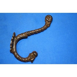 Southern Metal Old Fashion Farmhouse Bath Towel Hooks Cast Iron 6 3/4" Tall,84 Pieces, H-44