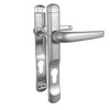 Sivenci Silver Tone Door Handle Set with Keyhole 225mm x