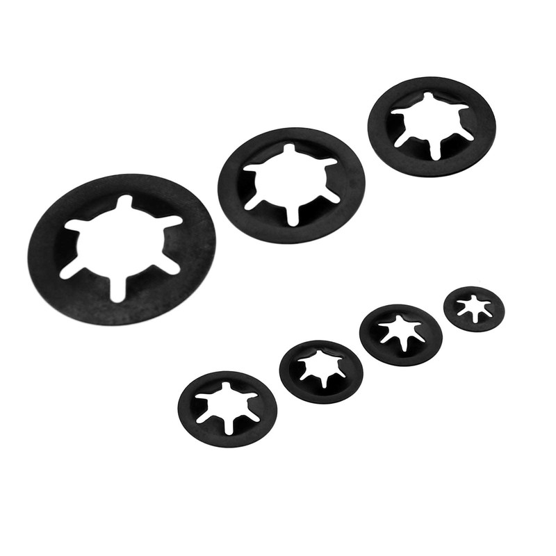 280 x Inner Tooth Screw Quick Release Clips M3-M12 Assortment