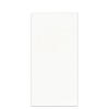White Cloth Like Dinner Napkins - 1/6 Fold 12"x16" Single